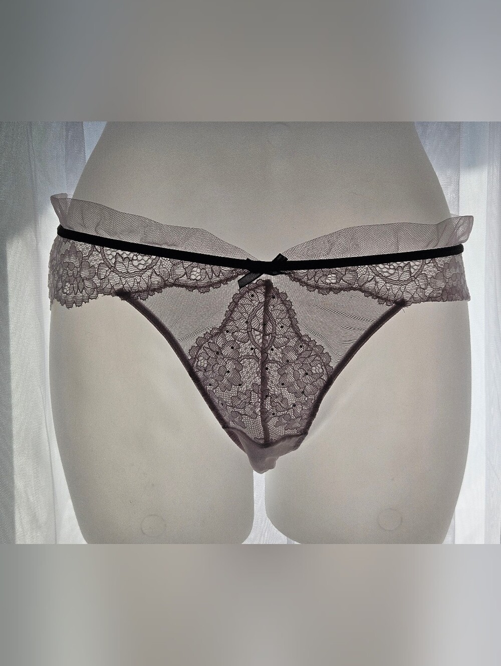 NWOT Victoria's Secret Dream Angels Lace Cheekini Panty
